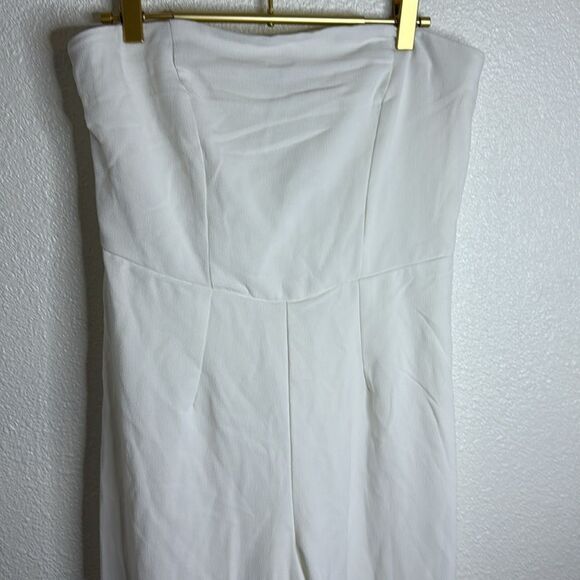NWT- Wild Fable White Strapless Jumpsuit- (comes with straps) size medium - Picture 6 of 15